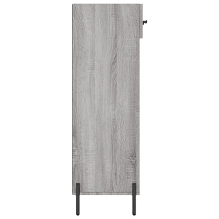 vidaXL Shoe Cabinet Grey Sonoma 60x35x105 cm Engineered Wood - GIANT LOBELIA