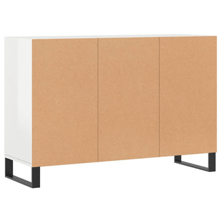 vidaXL Sideboard High Gloss White 103.5x35x70 cm Engineered Wood - GIANT LOBELIA