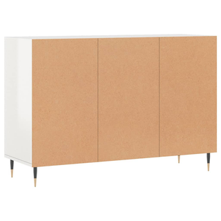 Sideboard High Gloss White 103.5x35x70 cm Engineered Wood - Giant Lobelia