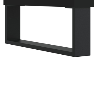 Bedside Cabinet Black 40x40x50 cm Engineered Wood - Giant Lobelia