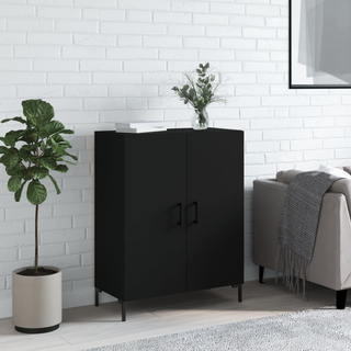 Sideboard Black 69.5x34x90 cm Engineered Wood - Giant Lobelia