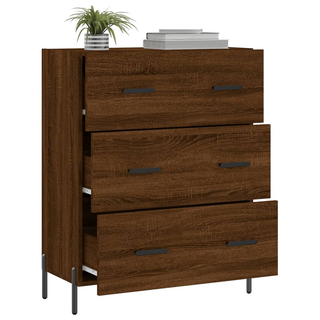 vidaXL Sideboard Brown Oak 69.5x34x90 cm Engineered Wood - Giant Lobelia