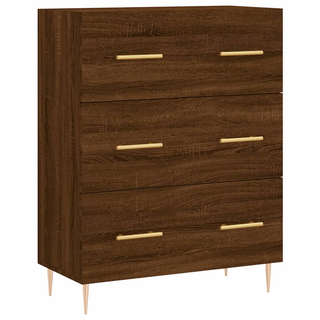 vidaXL Sideboard Brown Oak 69.5x34x90 cm Engineered Wood - Giant Lobelia