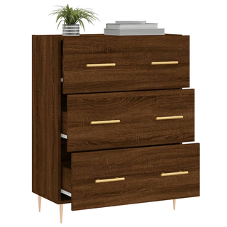 vidaXL Sideboard Brown Oak 69.5x34x90 cm Engineered Wood - Giant Lobelia