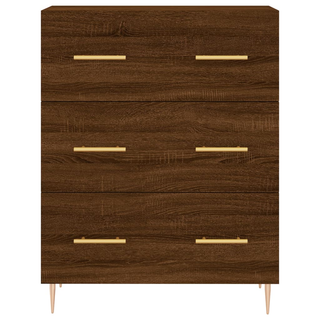 vidaXL Sideboard Brown Oak 69.5x34x90 cm Engineered Wood - Giant Lobelia