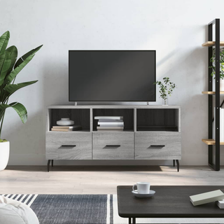 TV Cabinet Grey Sonoma 102x36x50 cm Engineered Wood - Giant Lobelia