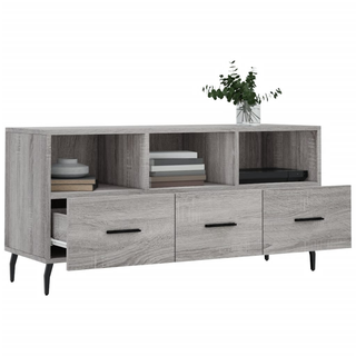 TV Cabinet Grey Sonoma 102x36x50 cm Engineered Wood - Giant Lobelia