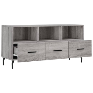 TV Cabinet Grey Sonoma 102x36x50 cm Engineered Wood - Giant Lobelia