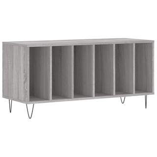 Record Cabinet Grey Sonoma 100x38x48 cm Engineered Wood - Giant Lobelia