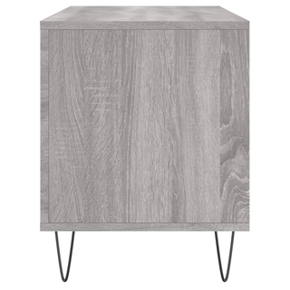 Record Cabinet Grey Sonoma 100x38x48 cm Engineered Wood - Giant Lobelia