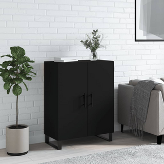 vidaXL Sideboard Black 69.5x34x90 cm Engineered Wood - Giant Lobelia