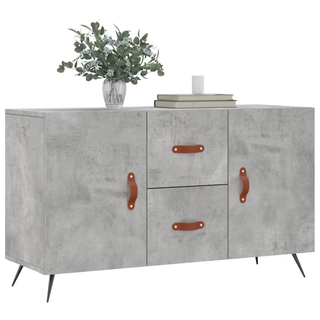 Sideboard Concrete Grey 100x36x60 cm Engineered Wood - Giant Lobelia