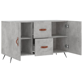 Sideboard Concrete Grey 100x36x60 cm Engineered Wood - Giant Lobelia