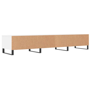 TV Cabinet White 150x36x30 cm Engineered Wood - Giant Lobelia