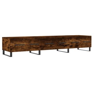 vidaXL TV Cabinet Smoked Oak 150x36x30 cm Engineered Wood - Giant Lobelia