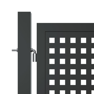 vidaXL Garden Gate Anthracite 300x250 cm Steel - Giant Lobelia