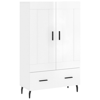 vidaXL Highboard High Gloss White 69.5x31x115 cm Engineered Wood - Giant Lobelia