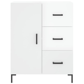 vidaXL Sideboard High Gloss White 69.5x34x90 cm Engineered Wood - Giant Lobelia