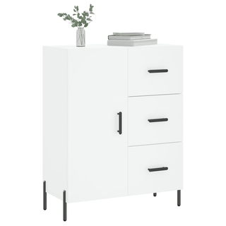 Sideboard White 69.5x34x90 cm Engineered Wood - Giant Lobelia