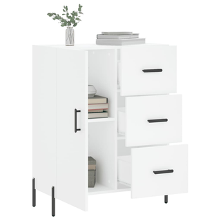 Sideboard White 69.5x34x90 cm Engineered Wood - Giant Lobelia