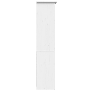 Bookcase BODO White - French Design - Solid Wood Pine - Giant Lobelia