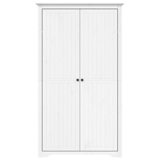 vidaXL Wardrobe BODO White 101x52x176.5 cm Solid Wood Pine - Giant Lobelia