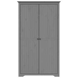 vidaXL Wardrobe BODO Grey 101x52x176.5 cm Solid Wood Pine - Giant Lobelia