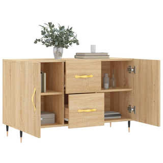 vidaXL Sideboard Sonoma Oak 100x36x60 cm Engineered Wood - Giant Lobelia