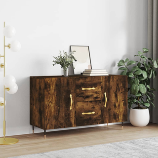 Sideboard Smoked Oak 100x36x60 cm Engineered Wood - Giant Lobelia