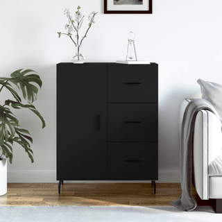 vidaXL Sideboard Black 69.5x34x90 cm Engineered Wood - GIANT LOBELIA