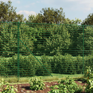 Wire Mesh Fence with Spike Anchors Green 2x25 m - Giant Lobelia