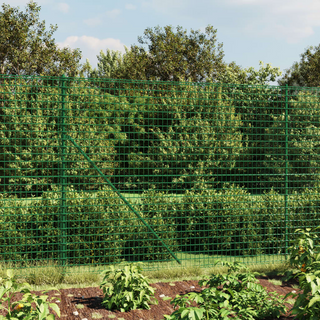 Wire Mesh Fence with Spike Anchors Green 1.6x10 m - Giant Lobelia