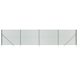 Wire Mesh Fence with Spike Anchors Green 1.6x10 m - Giant Lobelia