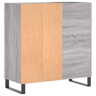 Record Cabinet Grey Sonoma 84.5x38x89 cm Engineered Wood - Giant Lobelia