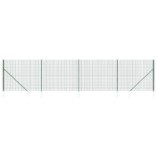 Wire Mesh Fence with Spike Anchors Green 1.8x10 m - Giant Lobelia