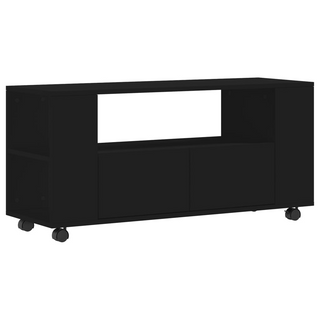 vidaXL TV Cabinet Black 102x34.5x43 cm Engineered Wood - Giant Lobelia