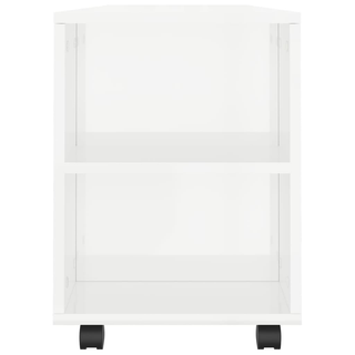 vidaXL TV Cabinet High Gloss White 102x34.5x43 cm Engineered Wood - Giant Lobelia