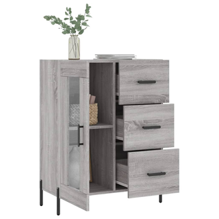 vidaXL Sideboard Grey Sonoma 69.5x34x90 cm Engineered Wood - Giant Lobelia