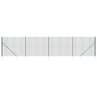 Wire Mesh Fence with Spike Anchors Green 1.8x10 m - Giant Lobelia