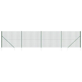 Wire Mesh Fence with Spike Anchors Green 2x10 m - Giant Lobelia