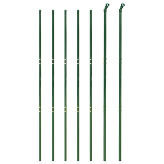 Wire Mesh Fence with Spike Anchors Green 2x10 m - Giant Lobelia