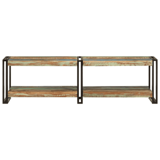 vidaXL TV Cabinet 140x30x40 cm | Solid Wood Reclaimed - Add Style and Functionality to Your Living Space - Giant Lobelia