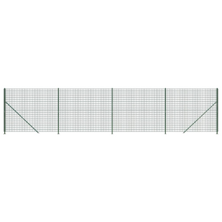 Wire Mesh Fence with Flange Green 1.8x10 m - Giant Lobelia