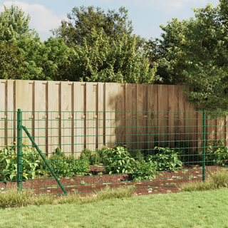 Wire Mesh Fence with Flange Green 1x10 m - Giant Lobelia