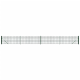 Wire Mesh Fence with Flange Green 1x10 m - Giant Lobelia