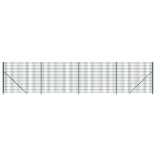 Wire Mesh Fence with Flange Green 1.4x10 m - Giant Lobelia