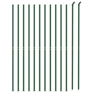 Wire Mesh Fence with Flange Green 1.6x25 m - Giant Lobelia