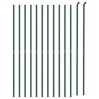 Wire Mesh Fence with Flange Green 1.8x25 m - Giant Lobelia