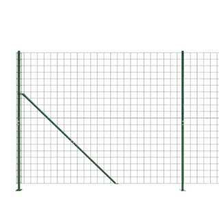 Wire Mesh Fence with Flange Green 1.4x10 m - Giant Lobelia