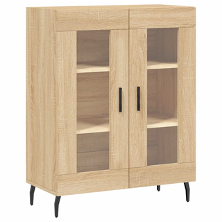 vidaXL Sideboard Sonoma Oak 69.5x34x90 cm Engineered Wood - Giant Lobelia